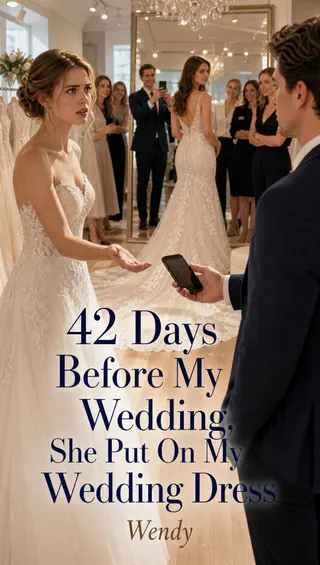 Cover of 42 Days Before My Wedding, She Put On My Wedding Dress