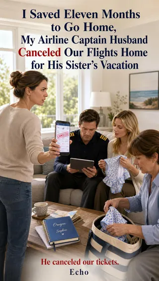 Cover of I Saved Eleven Months to Go Home, My Airline Captain Husband Canceled Our Flights Home for His Sister's Vacation