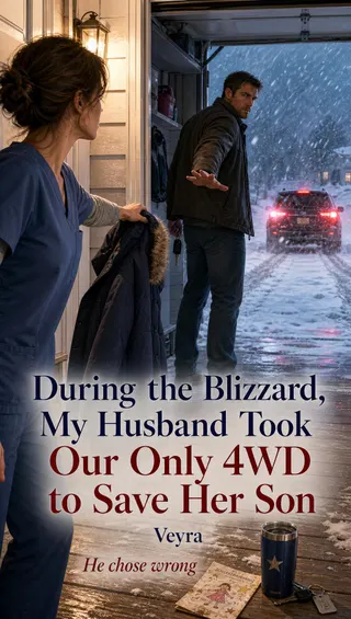 Cover of During the Blizzard, My Husband Took Our Only 4WD to Save Her Son