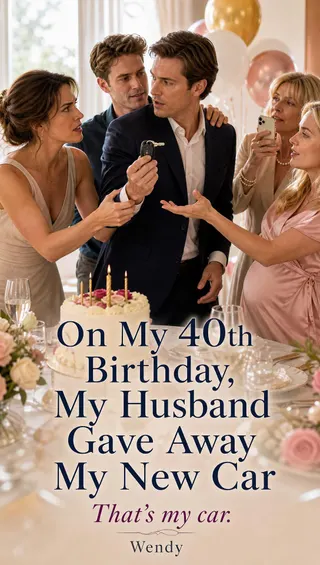 Cover of On My 40th Birthday, My Husband Gave Away My New Car