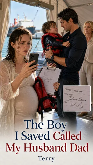 Cover of The Boy I Saved Called My Husband Dad