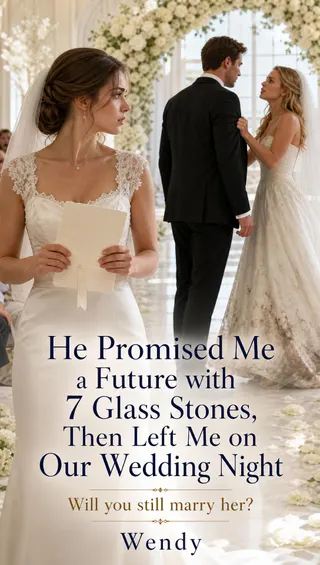 Cover of He Promised Me a Future with 7 Glass Stones, Then Left Me on Our Wedding Night