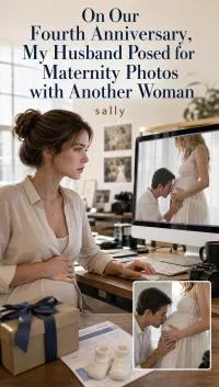 Cover of On Our Fourth Anniversary, My Husband Posed for Maternity Photos with Another Woman